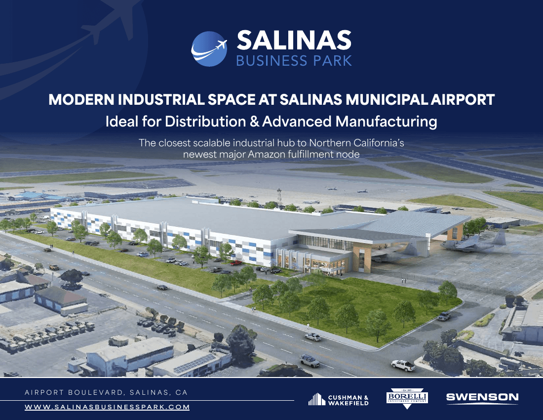 Salinas Business Park brochure cover preview